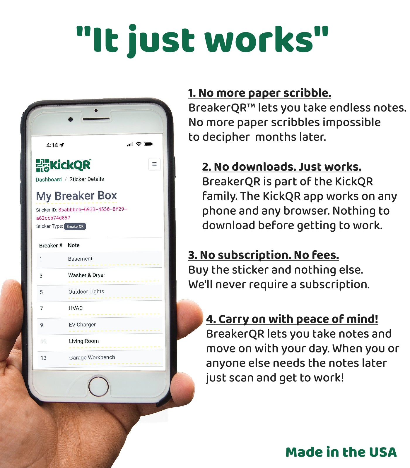 BreakerQR - Smart QR code sticker for organizing your circuit breaker box