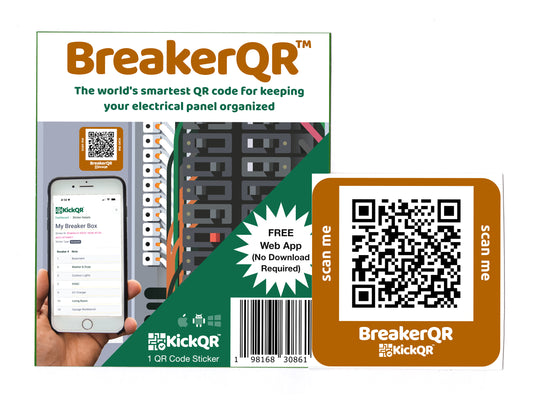 BreakerQR - Smart QR code sticker for organizing your circuit breaker box